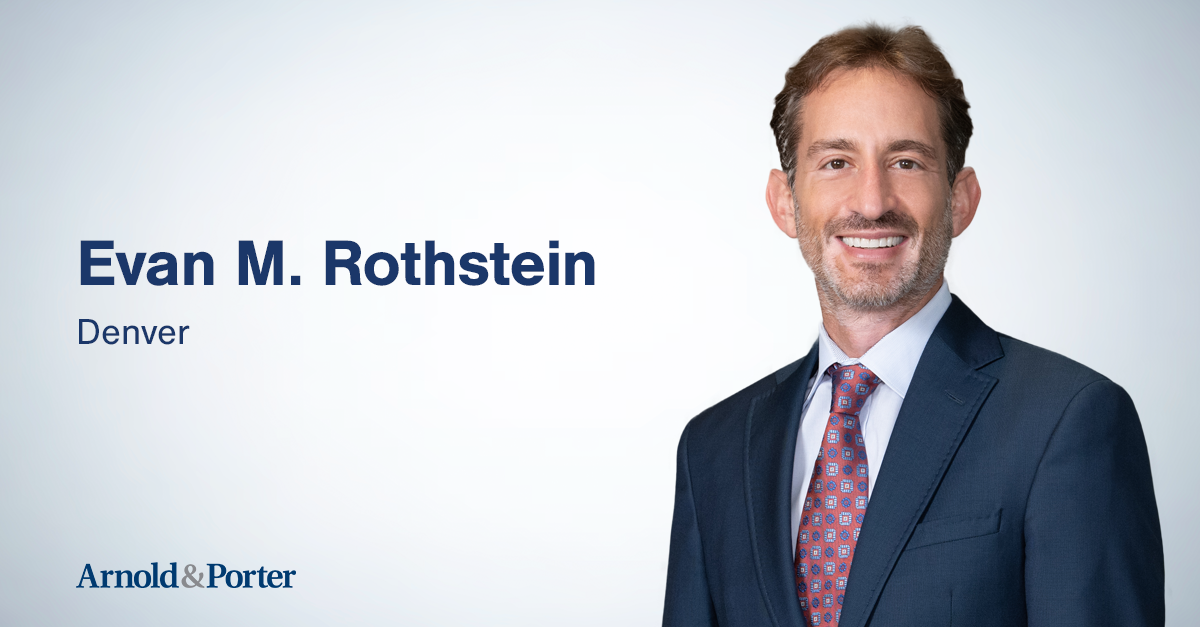 Rothstein Discusses Arnold & Porter's Precedent-Setting Online Gaming ...