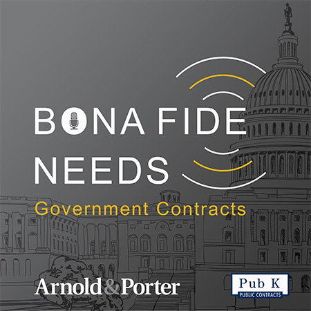 Bona Fide Needs with Arnold & Porter and the PubKGroup