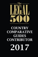 The Legal 500: Country Comparative Guides Contributor 2017