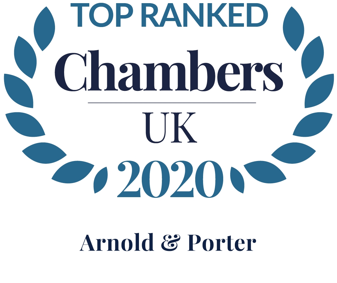 Chambers UK 2020 Ranks Arnold & Porter Practices, Attorneys News