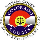 Colorado Supreme Court Pro Bono Recognition 2020