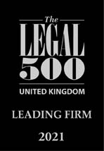 The Legal 500 United Kingdom: Leading Firm 2021