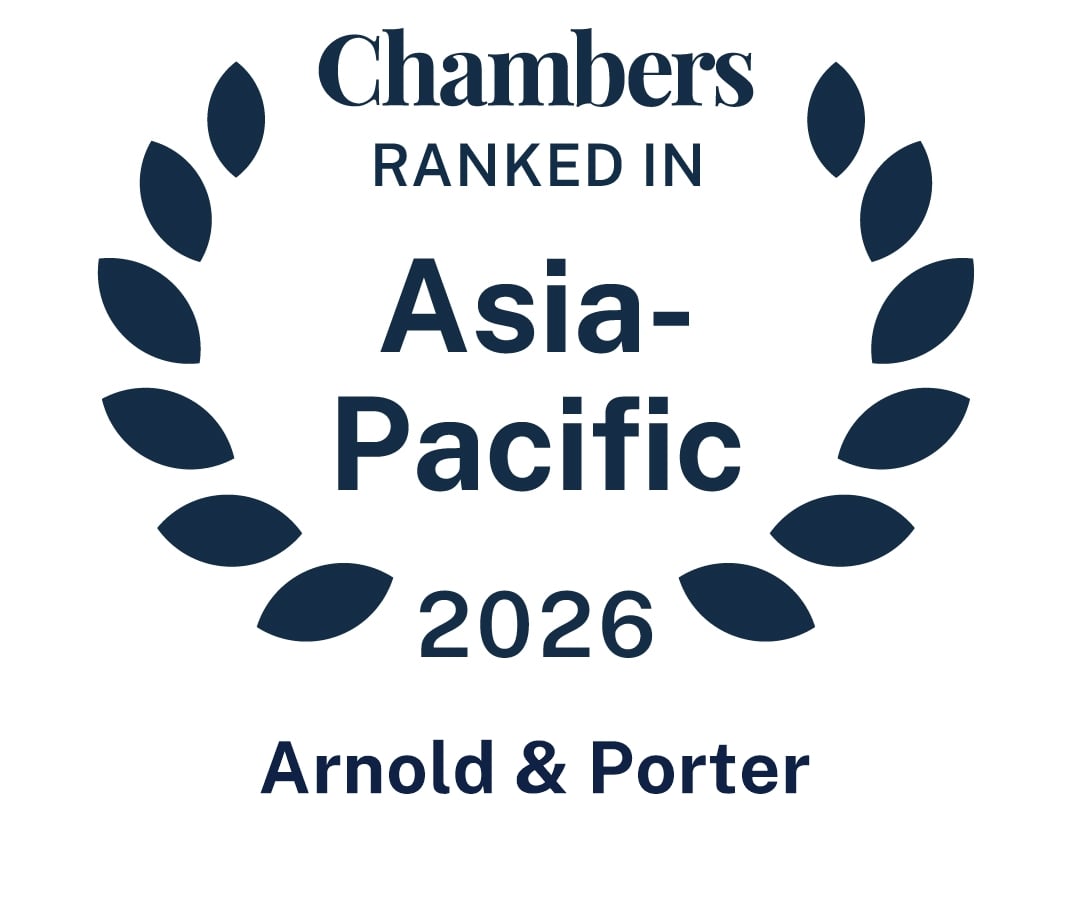 Chambers Ranked in Asia-Pacific 2026 Arnold & Porter