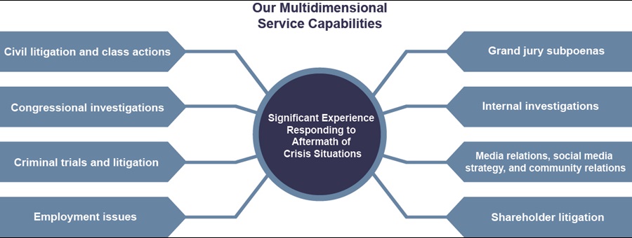 Graphic showing our multidimensional service capabilities