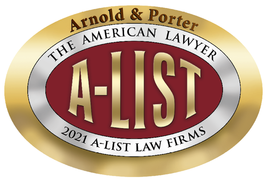 Arnold & Porter Named to The American Lawyer's 2021 'AList' News