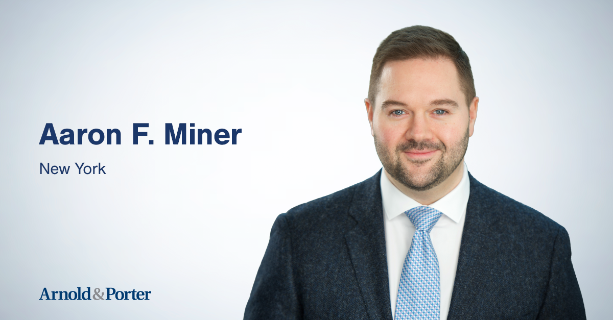 Law360 Interviews Aaron Miner on PSLRA 30th Anniversary | Media ...